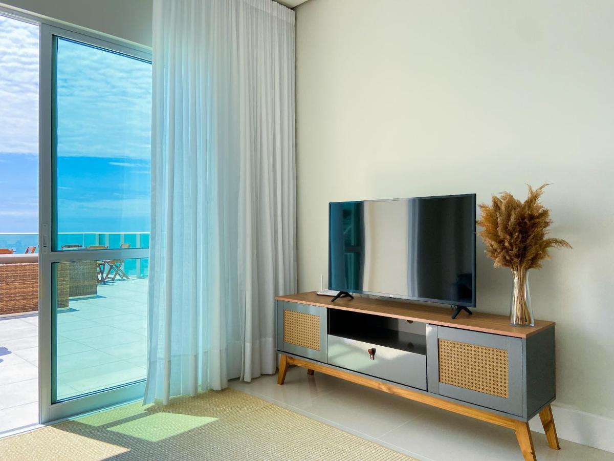 Апартаменты Infinito - Cobertura Frente Mar Com Piscina Говернадор-Селсу-Рамус Экстерьер фото