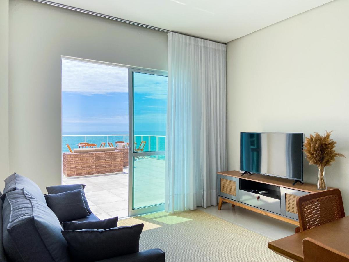 Апартаменты Infinito - Cobertura Frente Mar Com Piscina Говернадор-Селсу-Рамус Экстерьер фото