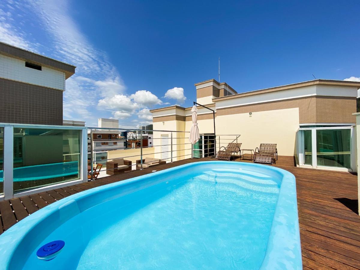 Апартаменты Infinito - Cobertura Frente Mar Com Piscina Говернадор-Селсу-Рамус Экстерьер фото